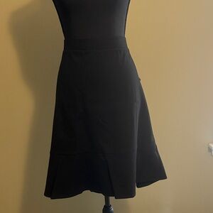 Elegant Black Women's flare Skirt